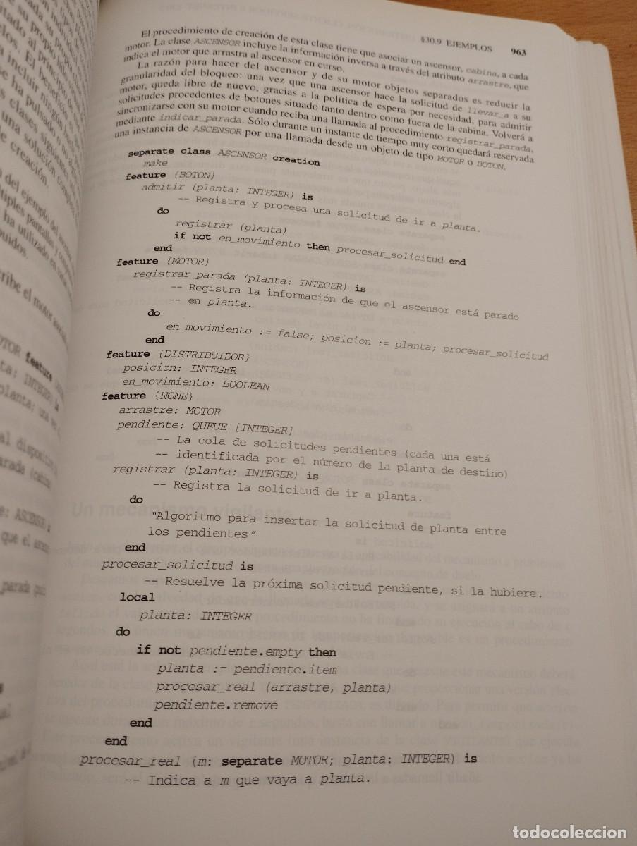 Libros de segunda mano: CONSTRUCCI&Oacute;N DE SOFTWARE ORIENTADO A OBJETOS (BERTRAND MEYER) NO INCLUYE CD - Foto 5