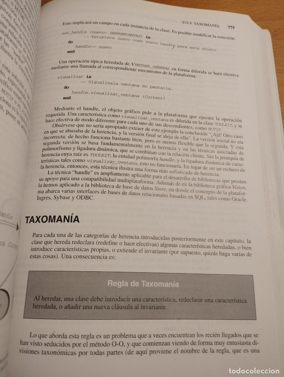 Libros de segunda mano: CONSTRUCCI&Oacute;N DE SOFTWARE ORIENTADO A OBJETOS (BERTRAND MEYER) NO INCLUYE CD - Foto 8