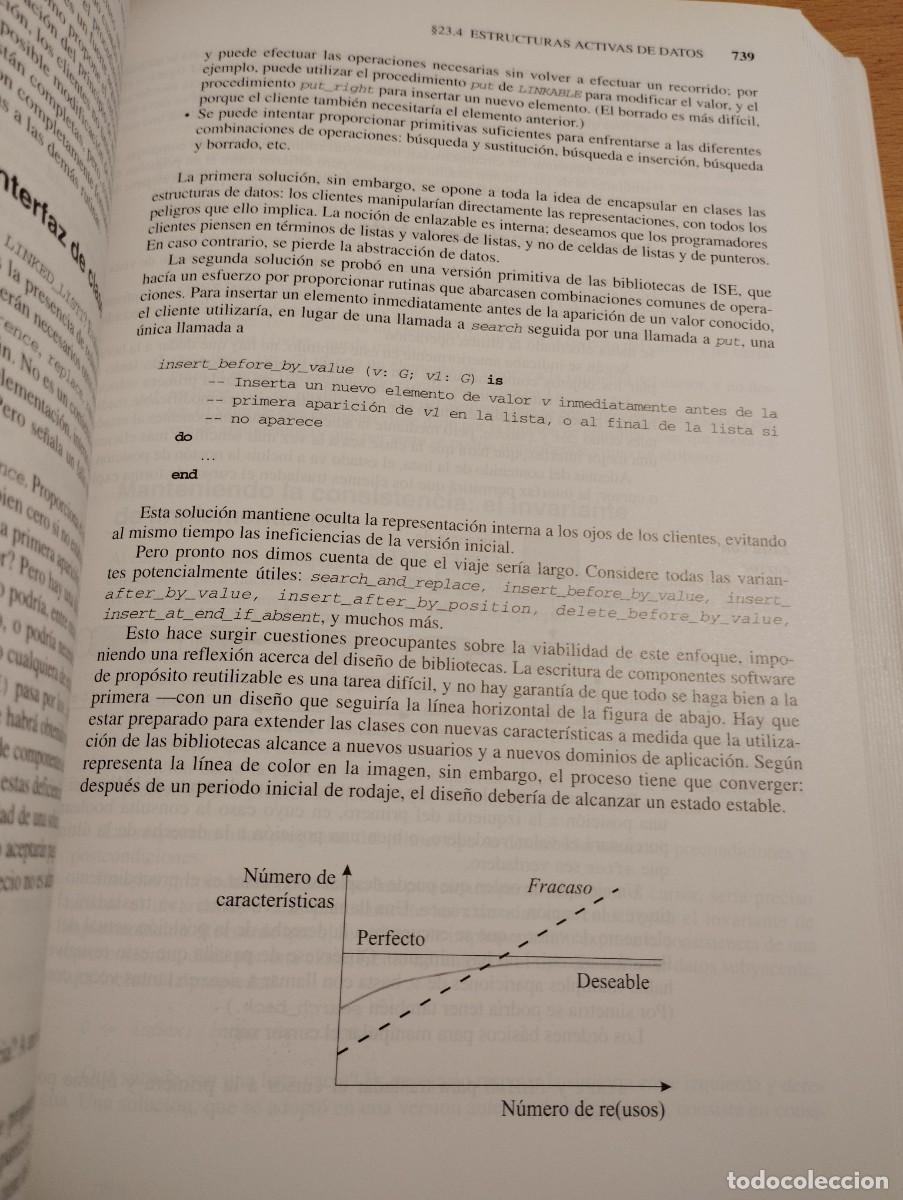 Libros de segunda mano: CONSTRUCCI&Oacute;N DE SOFTWARE ORIENTADO A OBJETOS (BERTRAND MEYER) NO INCLUYE CD - Foto 10