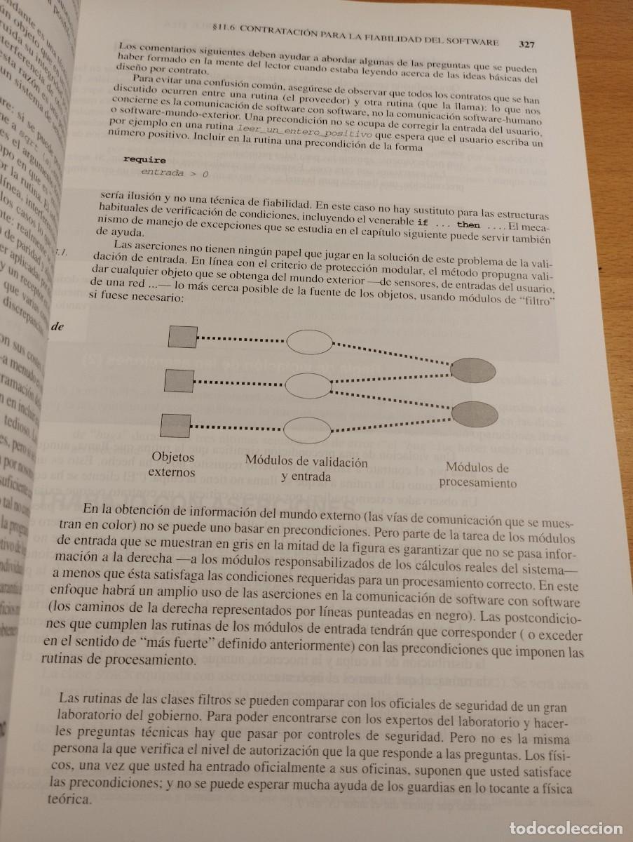 Libros de segunda mano: CONSTRUCCI&Oacute;N DE SOFTWARE ORIENTADO A OBJETOS (BERTRAND MEYER) NO INCLUYE CD - Foto 16