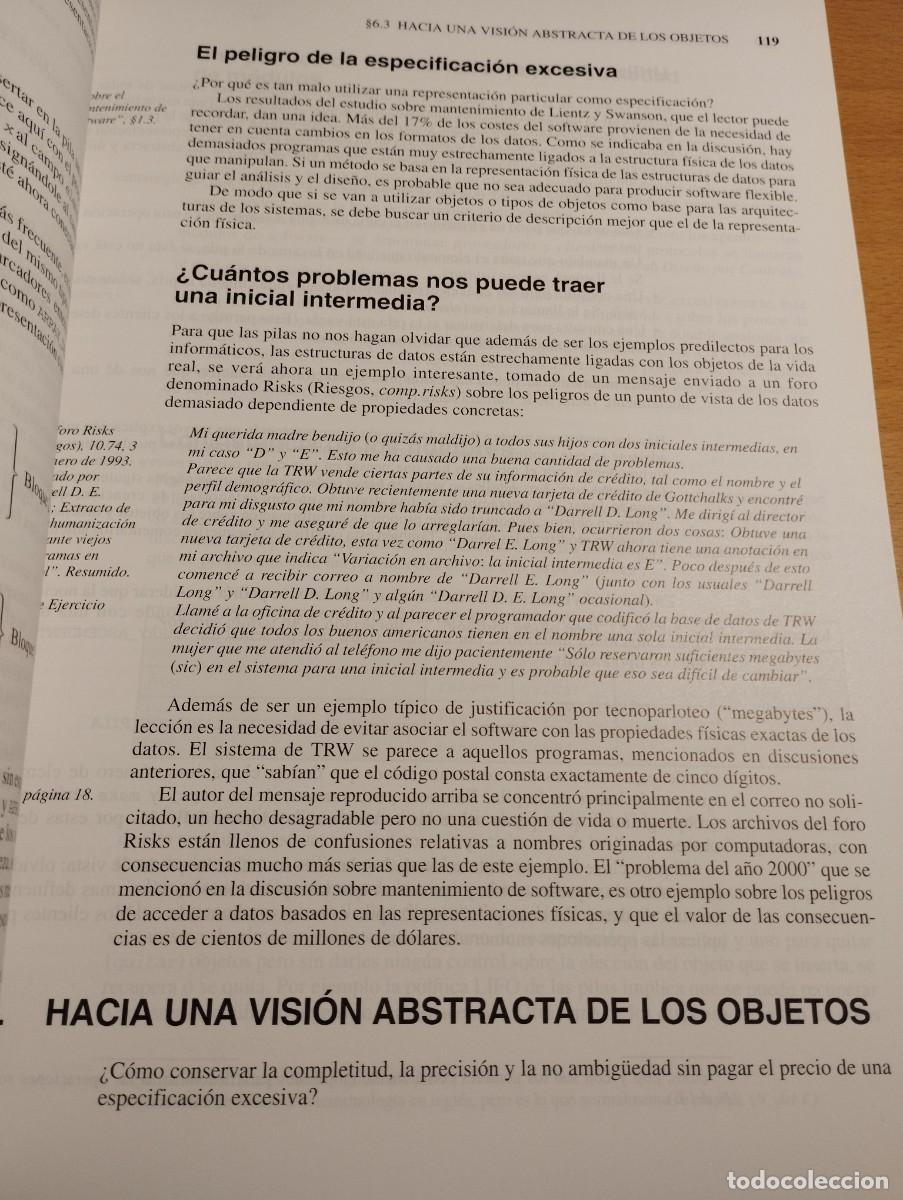 Libros de segunda mano: CONSTRUCCI&Oacute;N DE SOFTWARE ORIENTADO A OBJETOS (BERTRAND MEYER) NO INCLUYE CD - Foto 21