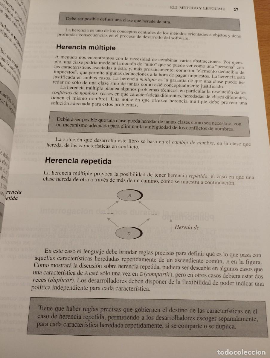 Libros de segunda mano: CONSTRUCCI&Oacute;N DE SOFTWARE ORIENTADO A OBJETOS (BERTRAND MEYER) NO INCLUYE CD - Foto 24