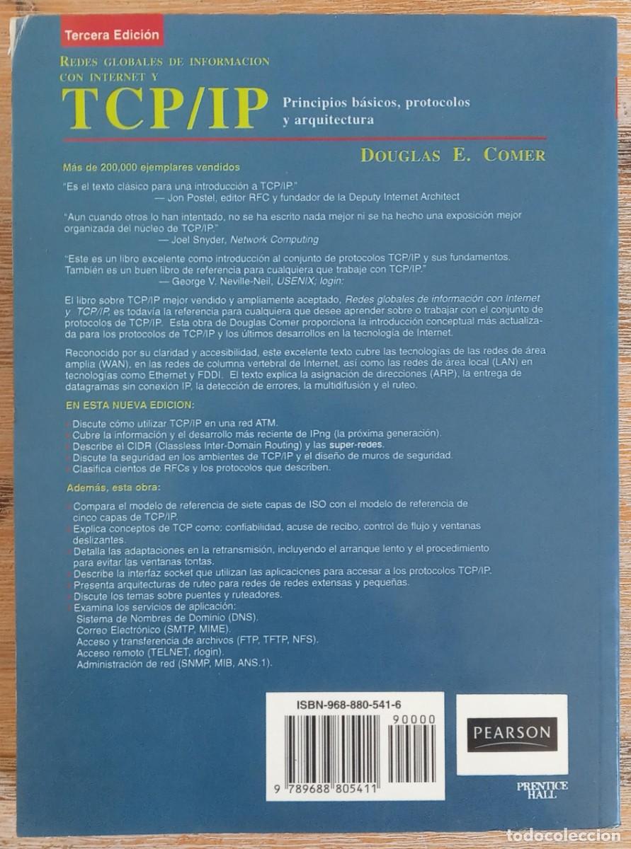 Libros de segunda mano: REDES GLOBALES DE INFORMACION CON INTERNET Y TCP/IP - DOUGLAS E. COMER - Foto 2