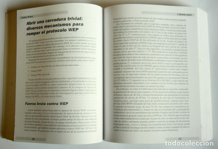 Libros de segunda mano: HACKING WIRELESS - SEGURIDAD DE REDES INALAMBRICAS - A. VLADIMIROV, K. GAVRILENKO Y A. MIKHAILOVSKY - Foto 2
