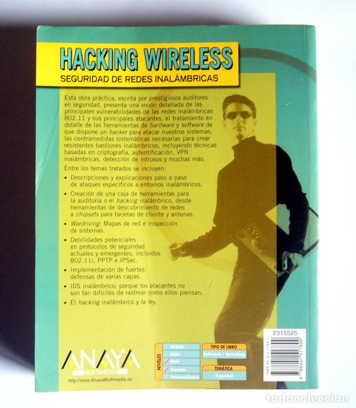 Libros de segunda mano: HACKING WIRELESS - SEGURIDAD DE REDES INALAMBRICAS - A. VLADIMIROV, K. GAVRILENKO Y A. MIKHAILOVSKY - Foto 4