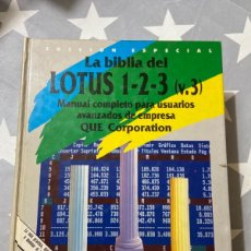 Libros de segunda mano: LA BIBLIA DEL LOTUS 1-2-3 (V. 3). EDICIÓN ESPECIAL. ANAYA MULTIMEDIA. 1991