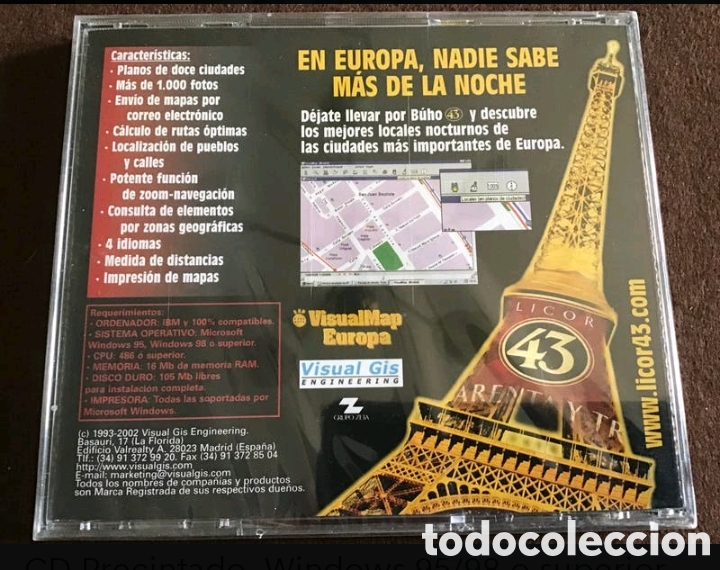 Libros de segunda mano: DISCO CD-ROM. DESCUBRE EUROPA con B&Uacute;HO43. VISUAL GIS - Foto 2