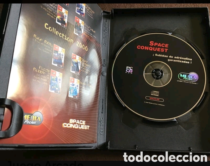 Libros de segunda mano: DISCO CD-ROM SPACE CONQUEST. Juego ARCADE - Foto 2