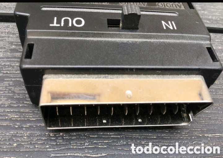 Libros de segunda mano: ADAPTADOR CONMUTABLE SCART/AV - Foto 1