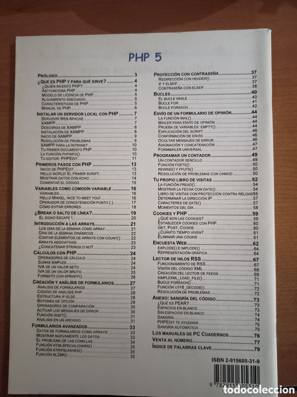 Libros de segunda mano: Pc cuadernos t&eacute;cnicos PHP 5 Sitios Web din&aacute;micos - Foto 2