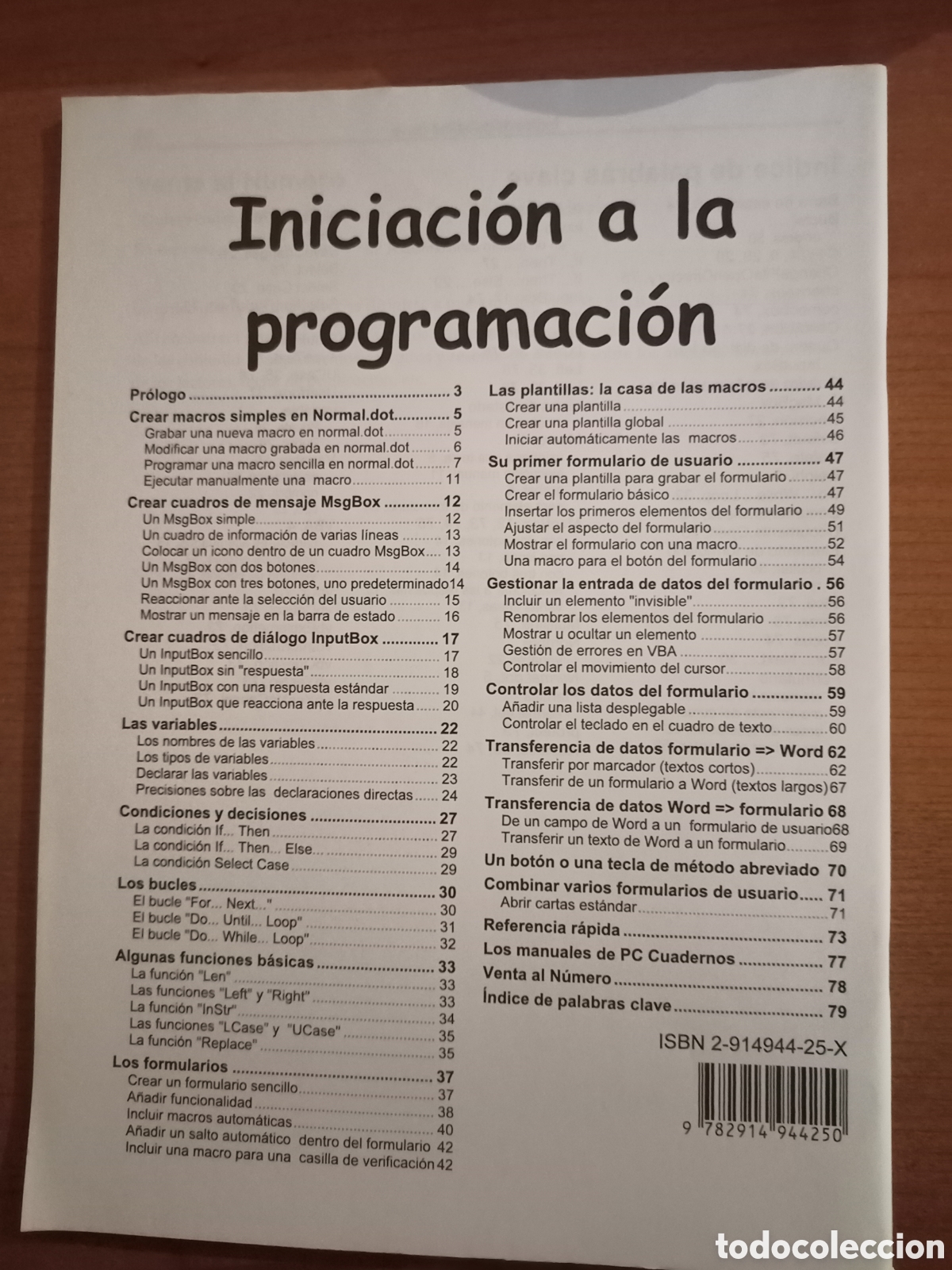 Libros de segunda mano: Pc cuadernos t&eacute;cnicos Iniciaci&oacute;n a la programaci&oacute;n VBA para Word - Foto 2