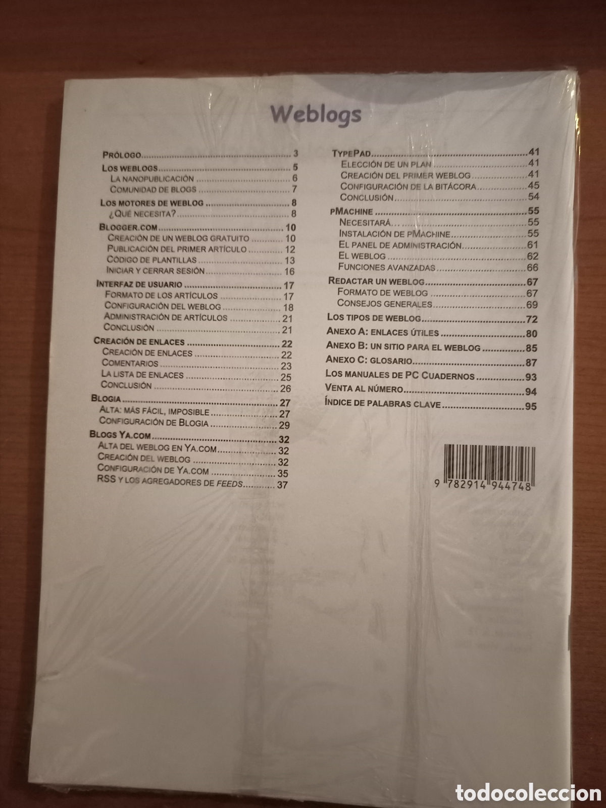 Libros de segunda mano: Pc cuadernos t&eacute;cnicos Weblogs - Foto 2