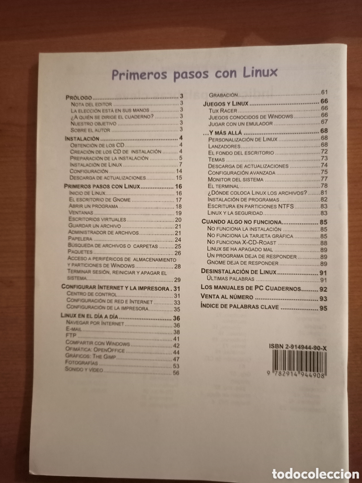 Libros de segunda mano: Pc cuadernos t&eacute;cnicos Linux - Foto 2
