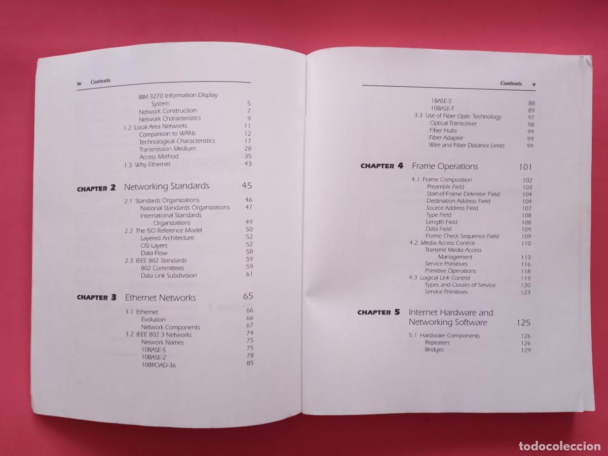 Libros de segunda mano: ETHERNET NETWORKS: DESIGN - IMPLEMENTATION - OPERATION - MANAGEMENT. GILBERT HELD. USA, 1994. - Foto 6