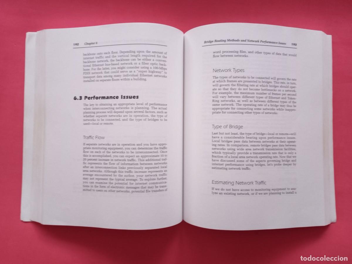 Libros de segunda mano: ETHERNET NETWORKS: DESIGN - IMPLEMENTATION - OPERATION - MANAGEMENT. GILBERT HELD. USA, 1994. - Foto 12