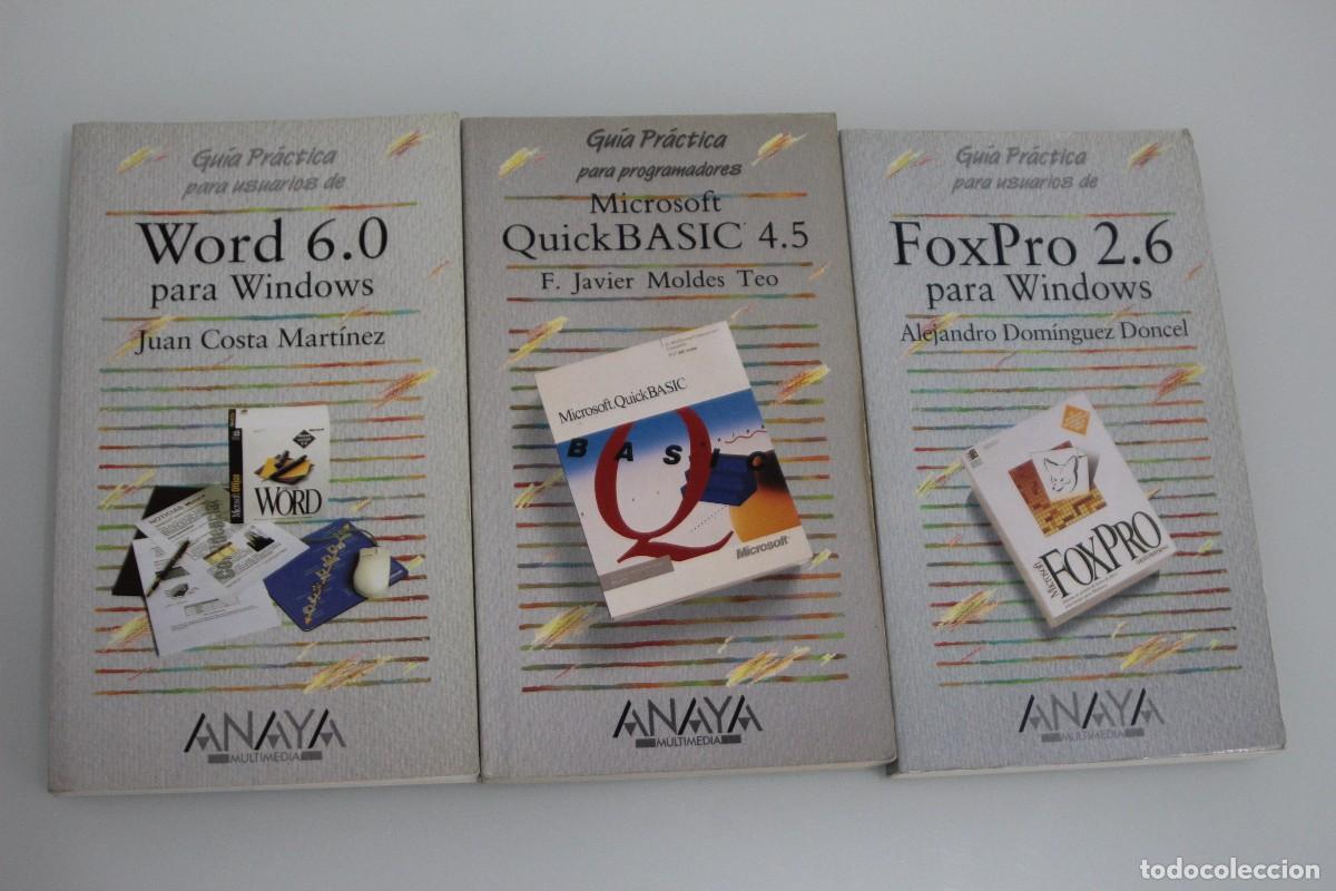 Libros de segunda mano: 3 GU&Iacute;AS PRACTICAS DE INFORM&Aacute;TICA ANAYA - Foto 1