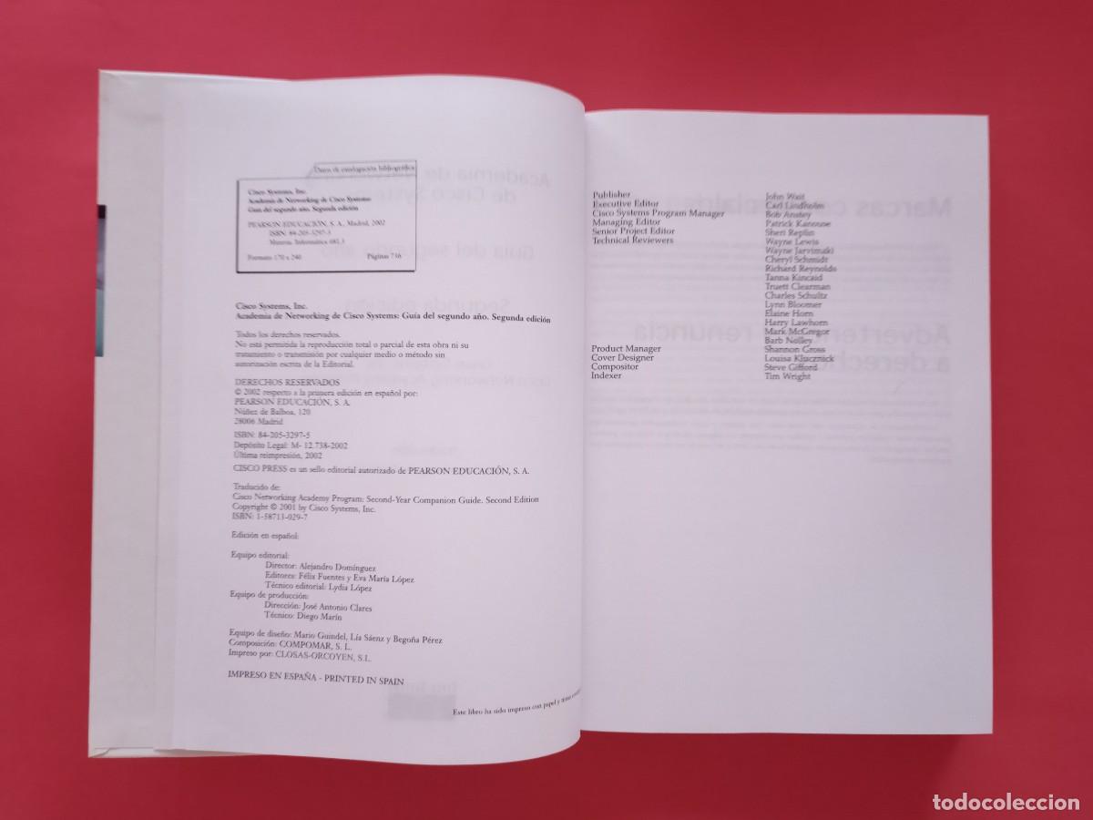 Libros de segunda mano: ACADEMIA DE NETWORKING DE CISCO SYSTEMS: GU&Iacute;A DEL SEGUNDO A&Ntilde;O. SEGUNDA EDICI&Oacute;N, 2002. - Foto 5