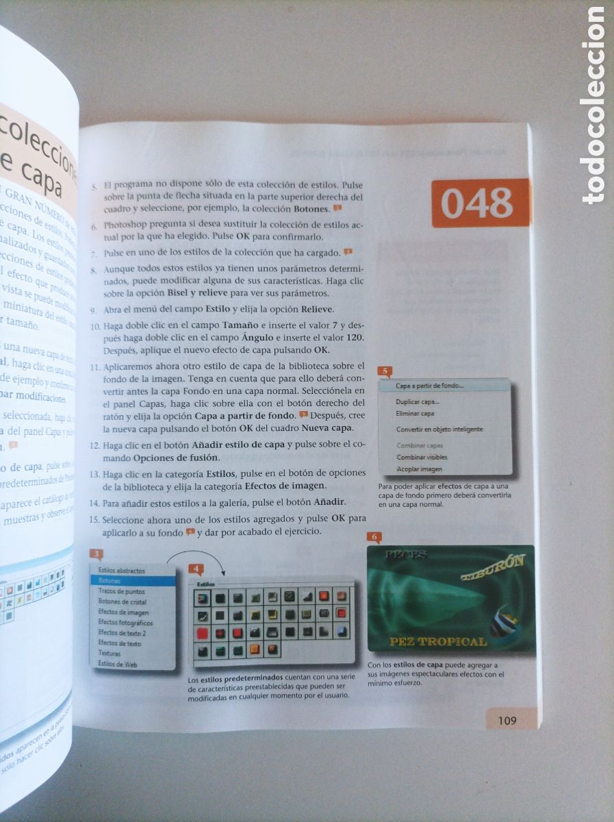 Libros de segunda mano: Aprender Photoshop CS4 con 100 ejercicios. - Foto 7