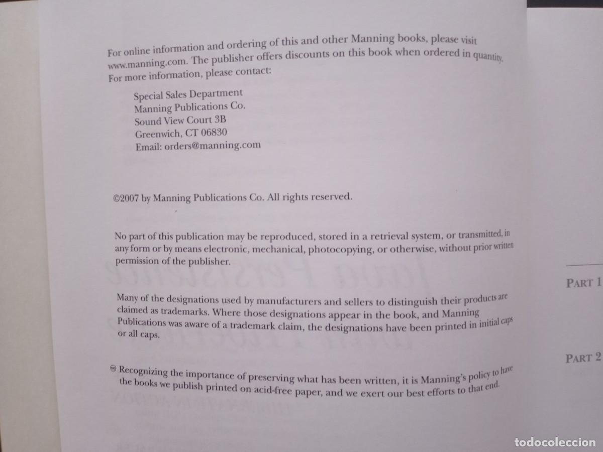 Libros de segunda mano: JAVA PERSISTENCE WITH HIBERNATE. CHRISTIAN BAUER - GAVIN KING. MANNING. REVISED EDITION, 2007. - Foto 9
