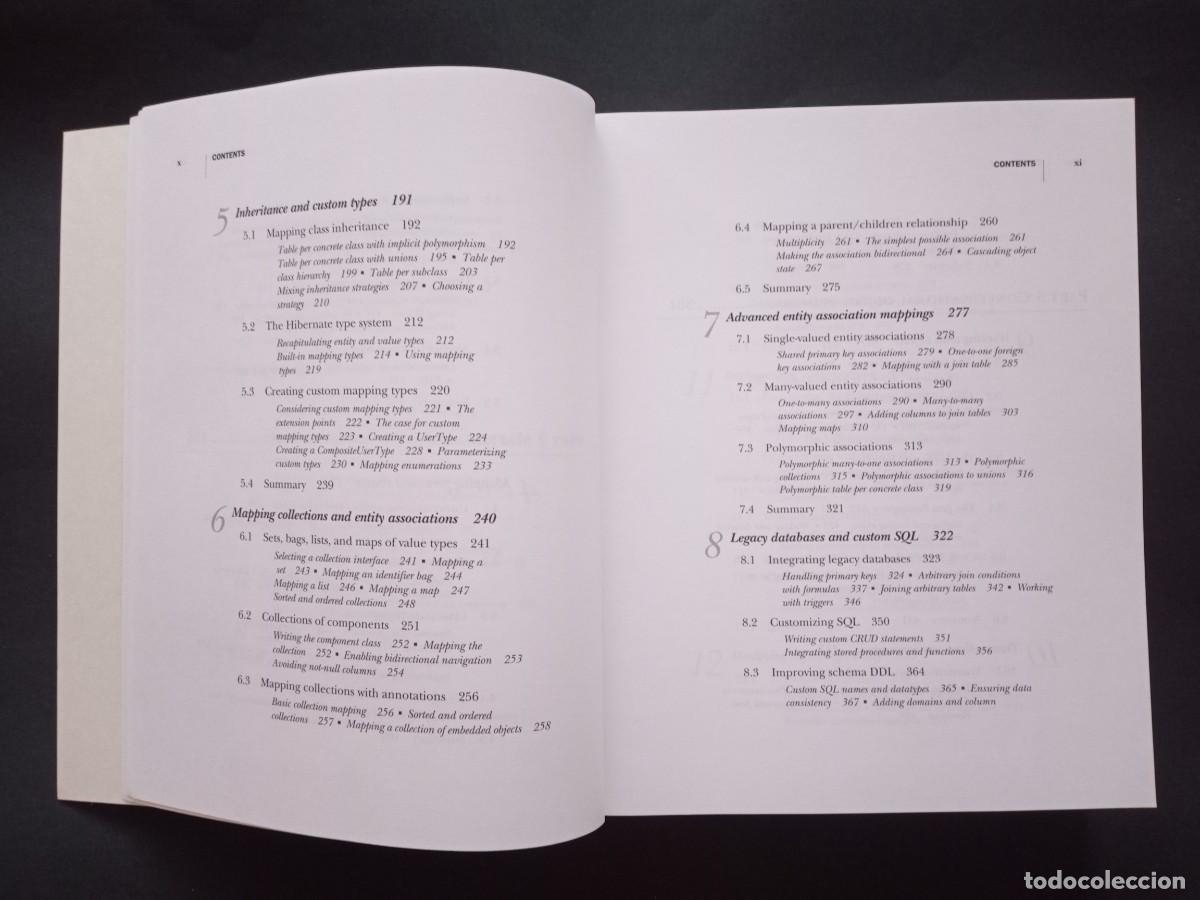 Libros de segunda mano: JAVA PERSISTENCE WITH HIBERNATE. CHRISTIAN BAUER - GAVIN KING. MANNING. REVISED EDITION, 2007. - Foto 12