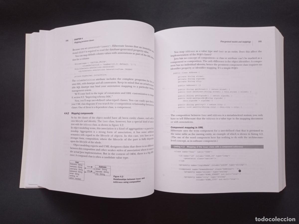 Libros de segunda mano: JAVA PERSISTENCE WITH HIBERNATE. CHRISTIAN BAUER - GAVIN KING. MANNING. REVISED EDITION, 2007. - Foto 18