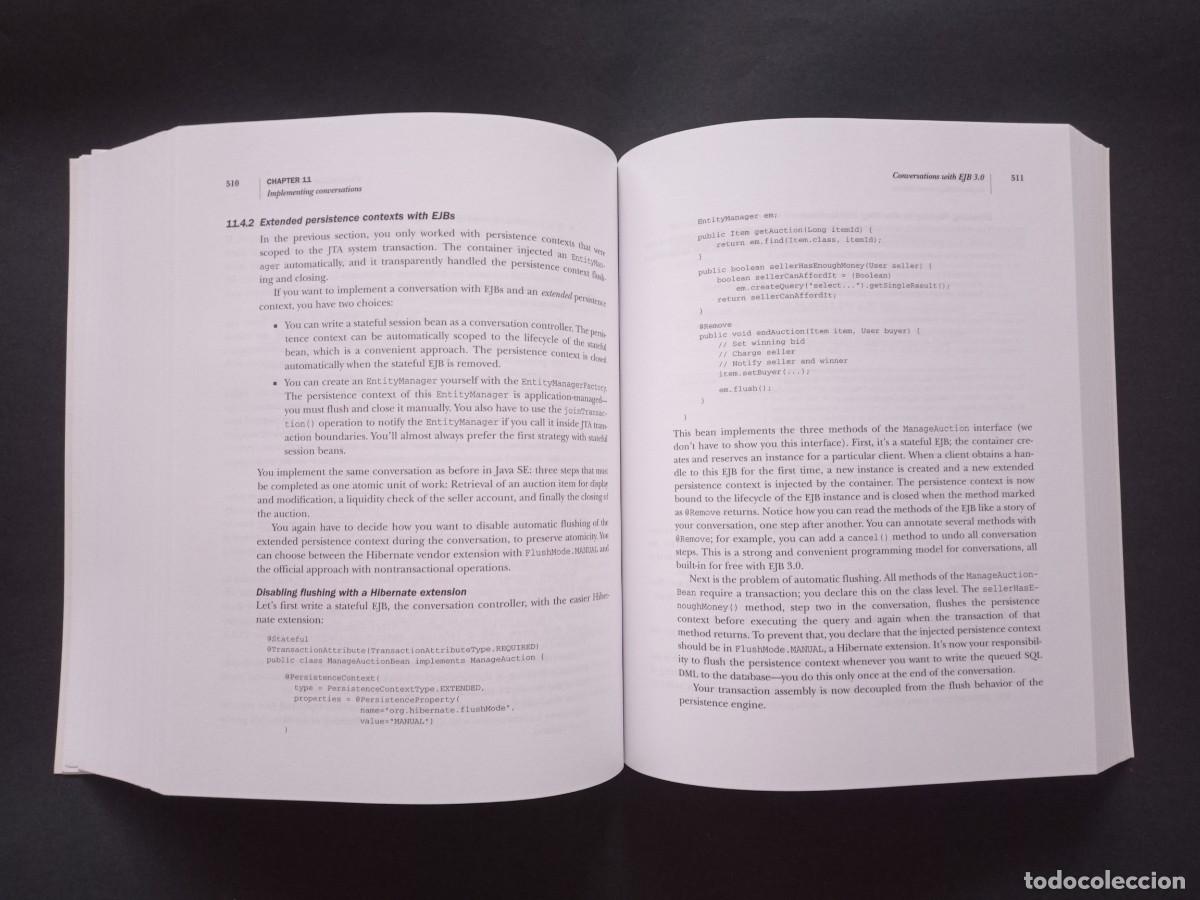 Libros de segunda mano: JAVA PERSISTENCE WITH HIBERNATE. CHRISTIAN BAUER - GAVIN KING. MANNING. REVISED EDITION, 2007. - Foto 21