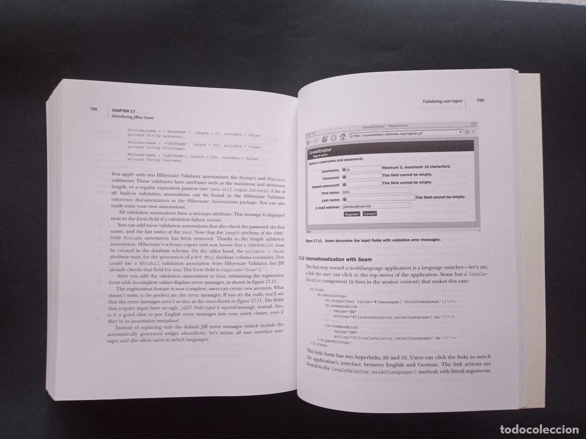 Libros de segunda mano: JAVA PERSISTENCE WITH HIBERNATE. CHRISTIAN BAUER - GAVIN KING. MANNING. REVISED EDITION, 2007. - Foto 22