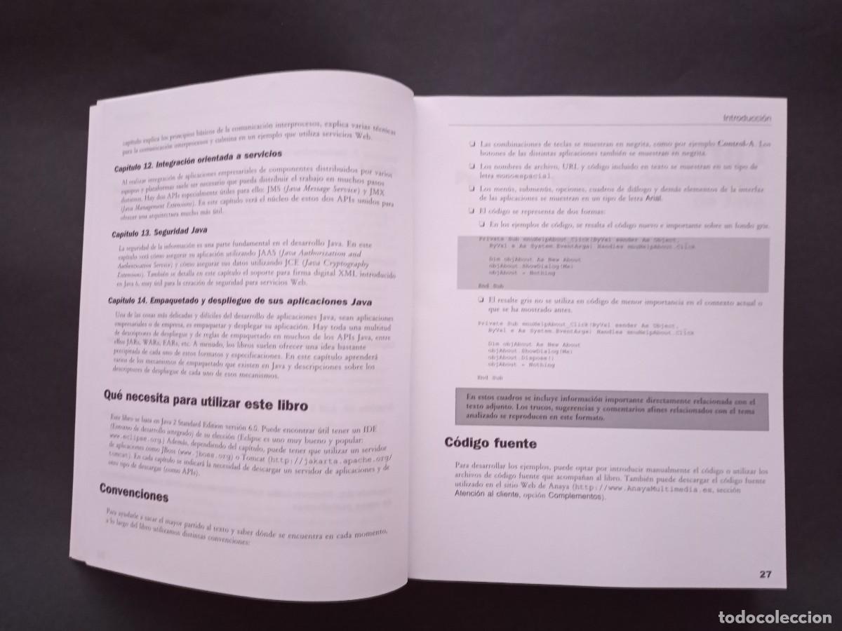 Libros de segunda mano: PROFESIONAL JAVA JDK 6 EDITION. ANAYA MULTIMEDIA/WROX. MADRID, 2007. - Foto 8