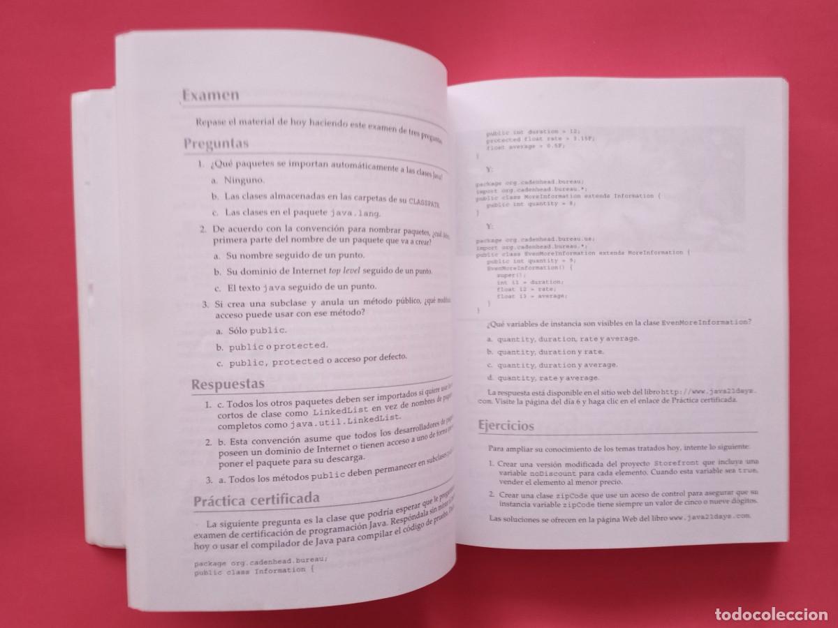 Libros de segunda mano: PROGRAMACI&Oacute;N JAVA 6. ROGERS CADENHEAD Y LAURA LEMAY. ANAYA MULTIMEDIA. MADRID, 2008. - Foto 17