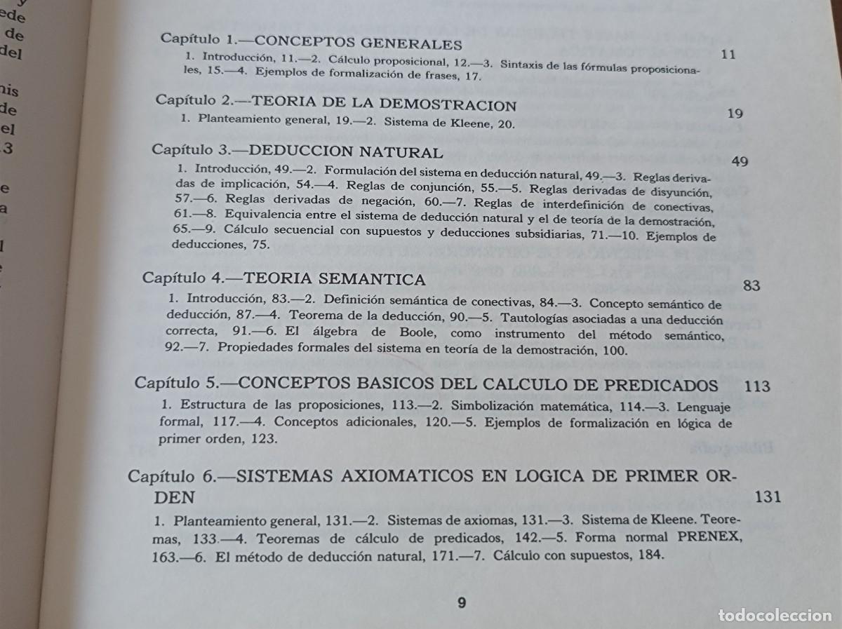 Libros de segunda mano: LIBRO L&Oacute;GICA INFORM&Aacute;TICA - JOS&Eacute; CUENA - Foto 15