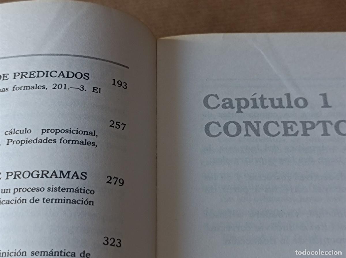 Libros de segunda mano: LIBRO L&Oacute;GICA INFORM&Aacute;TICA - JOS&Eacute; CUENA - Foto 17