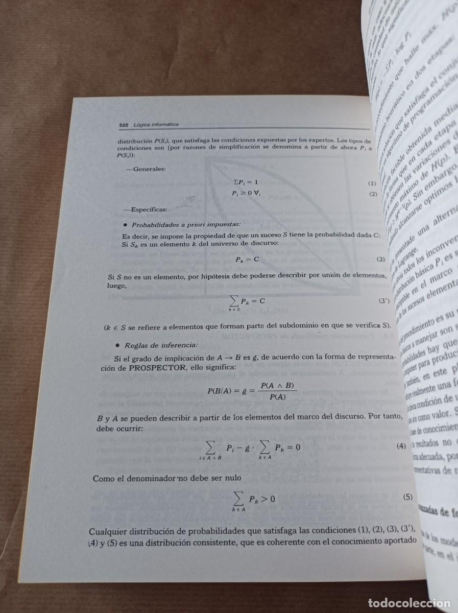 Libros de segunda mano: LIBRO L&Oacute;GICA INFORM&Aacute;TICA - JOS&Eacute; CUENA - Foto 19
