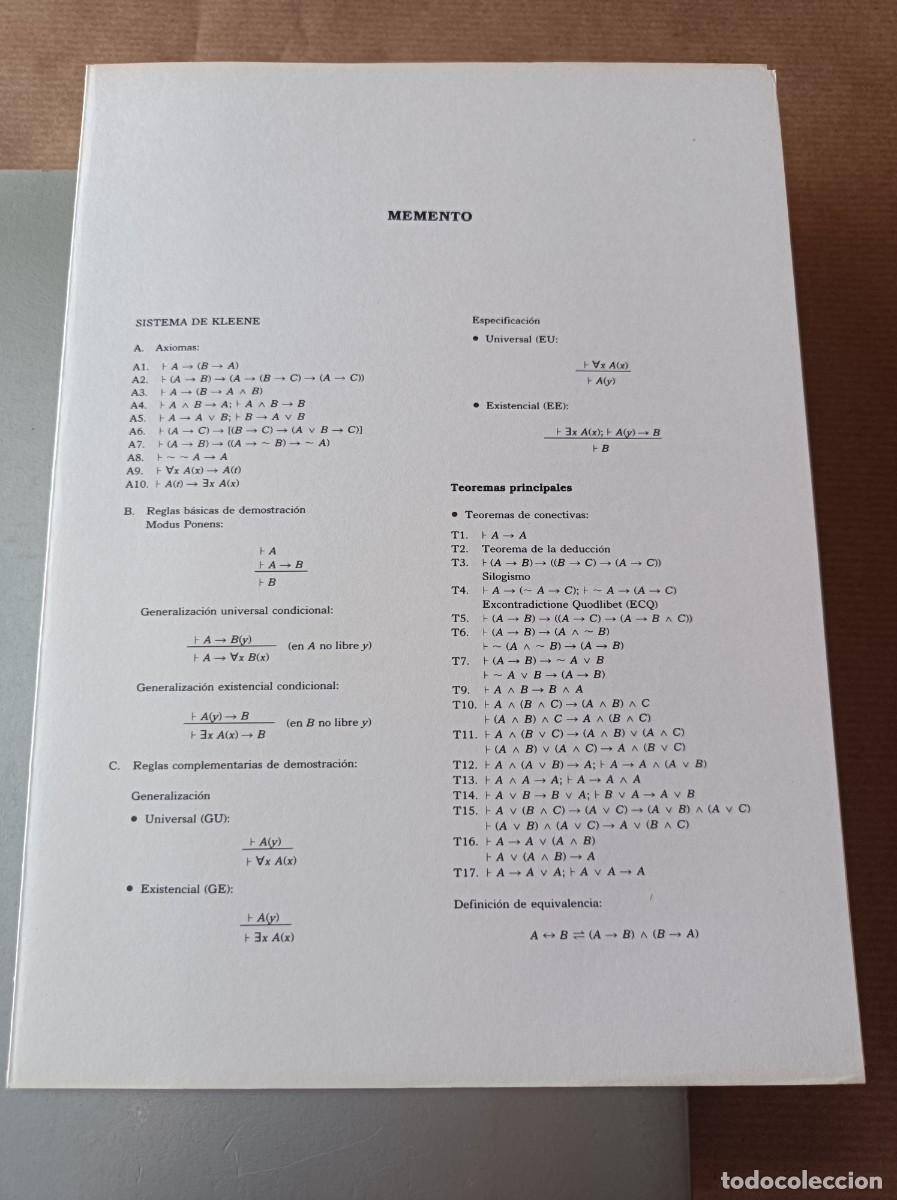 Libros de segunda mano: LIBRO L&Oacute;GICA INFORM&Aacute;TICA - JOS&Eacute; CUENA - Foto 20