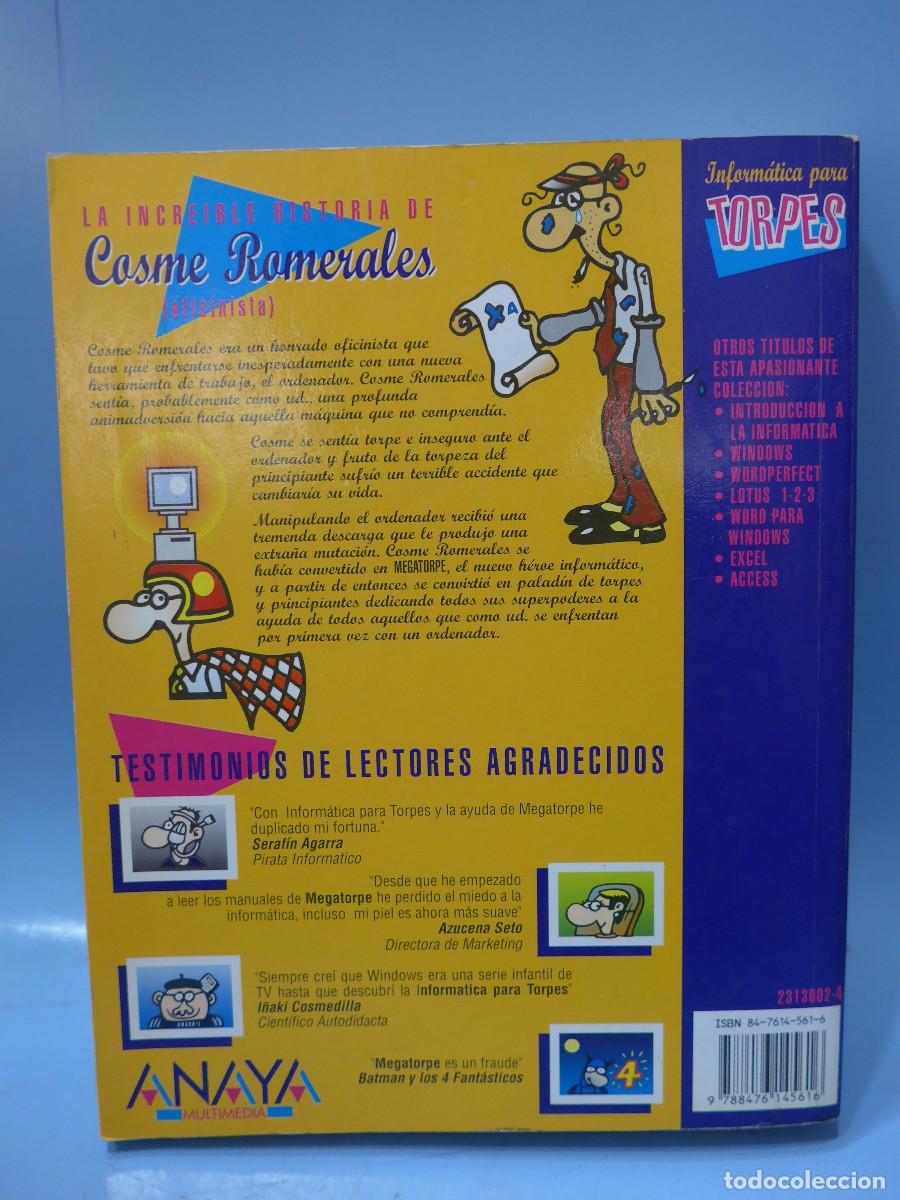 Libros de segunda mano: MS-DOS PARA TORPES - FORGES - ANAYA MULTIMEDIA - Foto 2