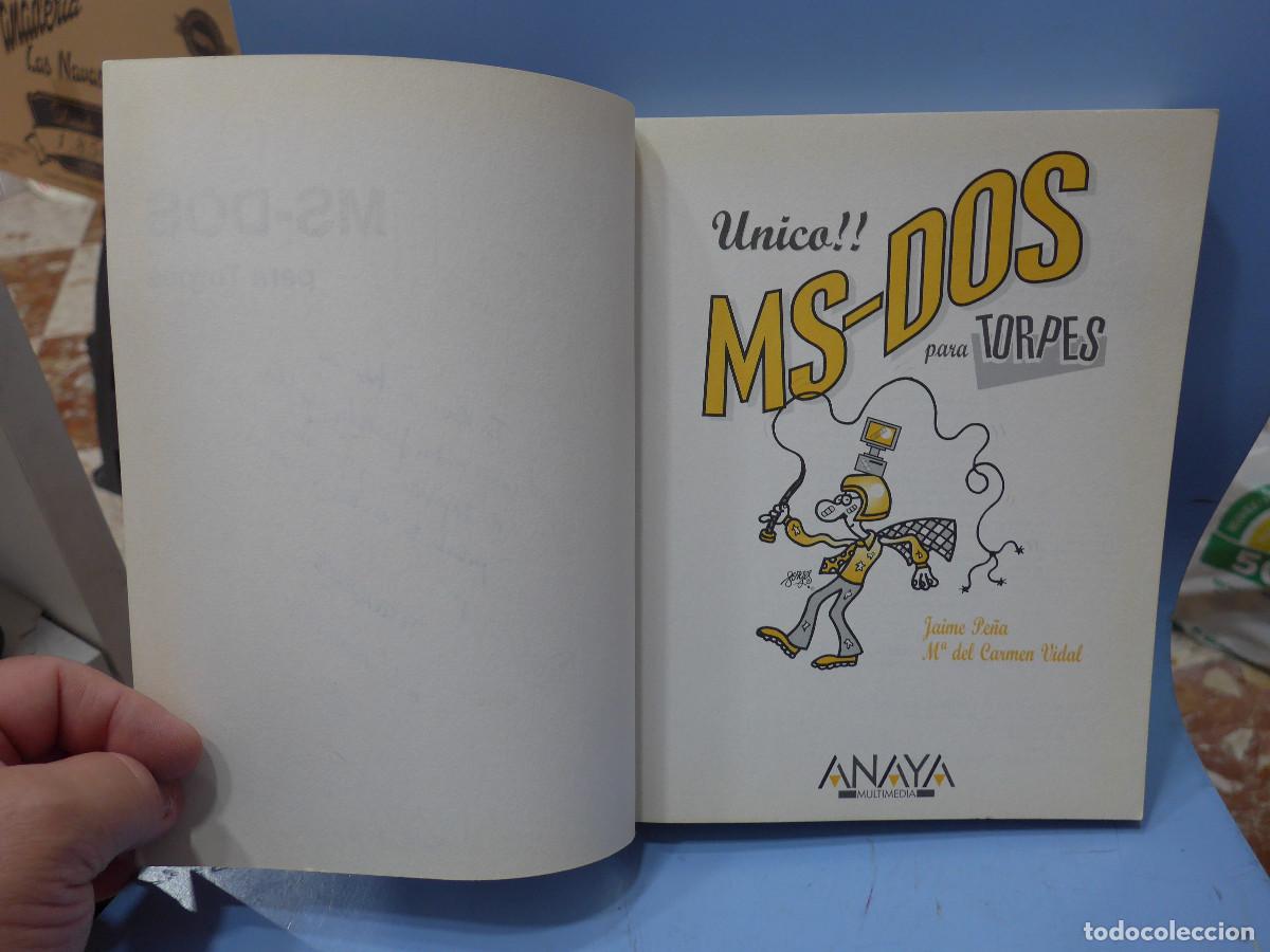 Libros de segunda mano: MS-DOS PARA TORPES - FORGES - ANAYA MULTIMEDIA - Foto 4