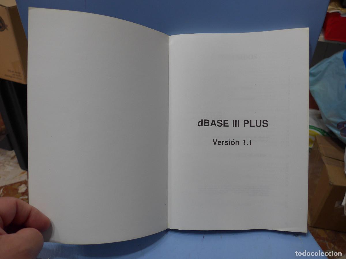 Libros de segunda mano: DBASE III PLUS MANUAL DE REFERENCIA - PROLOGIC - Foto 3