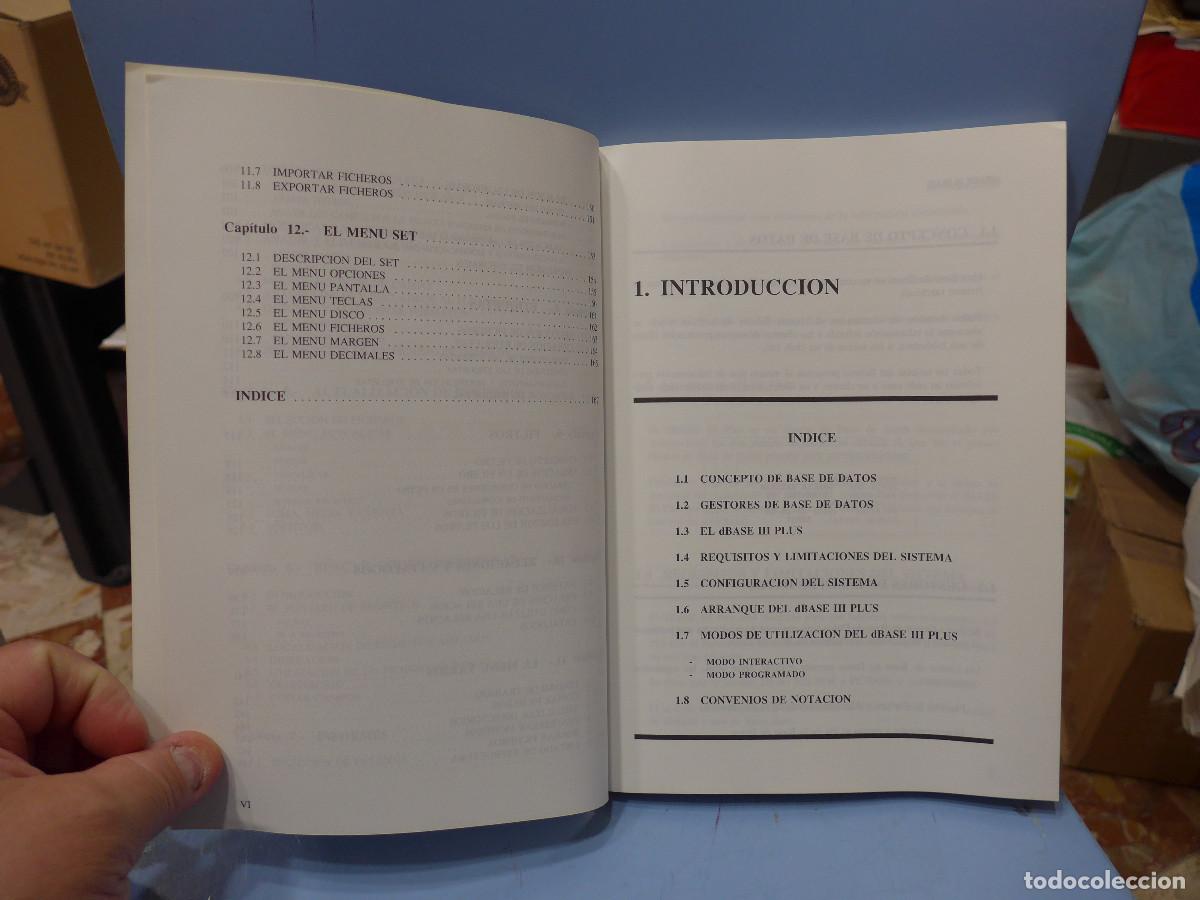 Libros de segunda mano: DBASE III PLUS MANUAL DE REFERENCIA - PROLOGIC - Foto 6