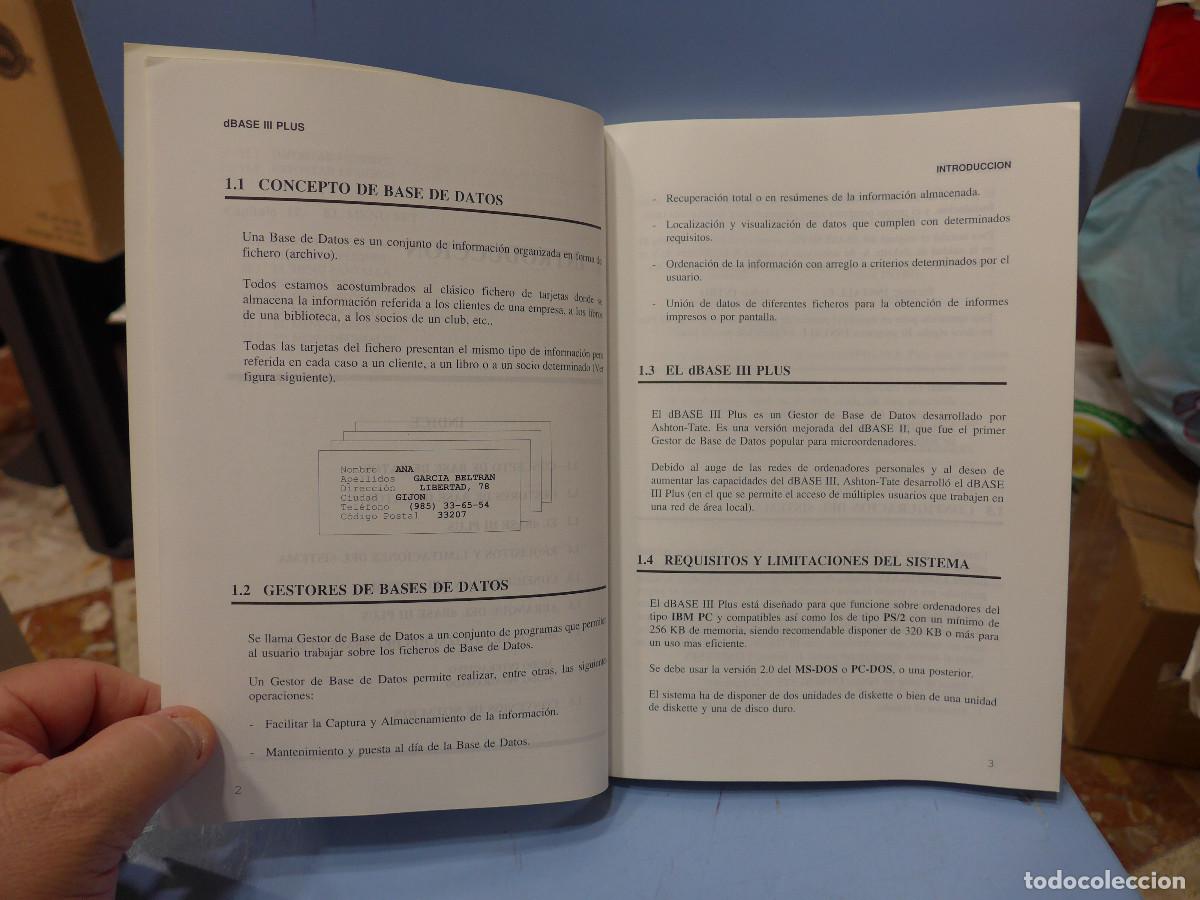 Libros de segunda mano: DBASE III PLUS MANUAL DE REFERENCIA - PROLOGIC - Foto 7
