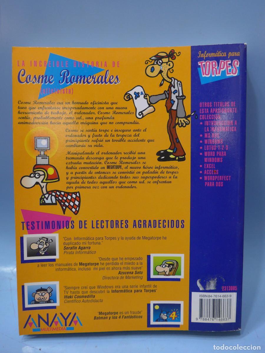 Libros de segunda mano: WORDFERFECT PARA TORPES - FORGES - ANAYA MULTIMEDIA - Foto 2