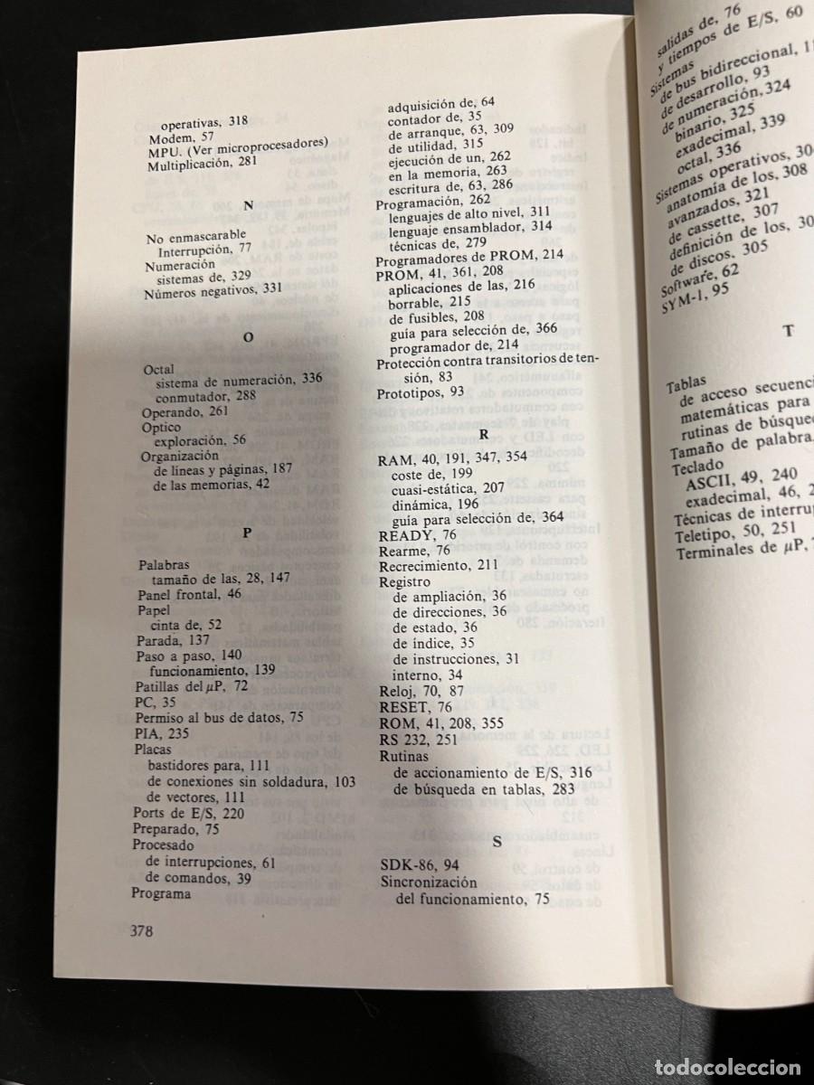 Libros de segunda mano: LOS MICROCOMPUTADORES. MITCHELL WAITE & MICHAEL PARDEE. URMO EDICIONES. BILBAO, 1983. PAGS: 379 - Foto 6