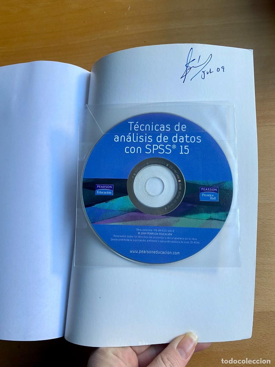 Libros de segunda mano: T&eacute;cnicas de an&aacute;lisis de datos con SPSS 15, de C&eacute;sar P&eacute;rez - Foto 4