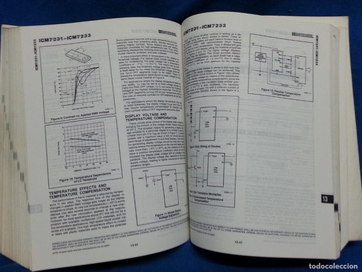 Libros de segunda mano: INTERSIL G.E. RCA - CAT&Aacute;LOGO COMPONENTES - U.S.A. EN 1987 - Foto 5