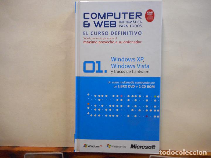 Libros de segunda mano: COMPUTER & WEB. UN CURSO MULTIMEDIA COMPUESTO POR UN LIBRO DVD + 2 CD ROM. - Foto 1