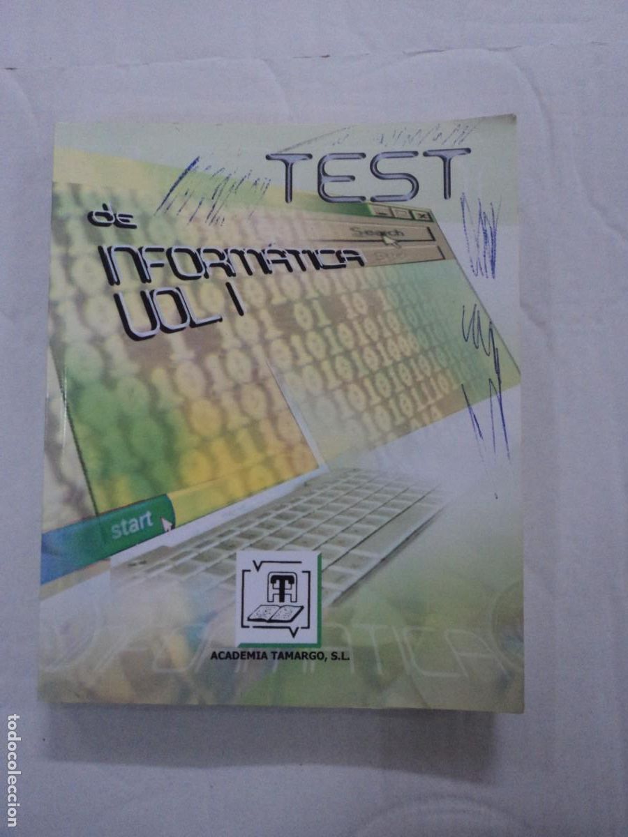 Libros de segunda mano: test de informatica vol. 1 - Academia Tamargo S. L. - Foto 1