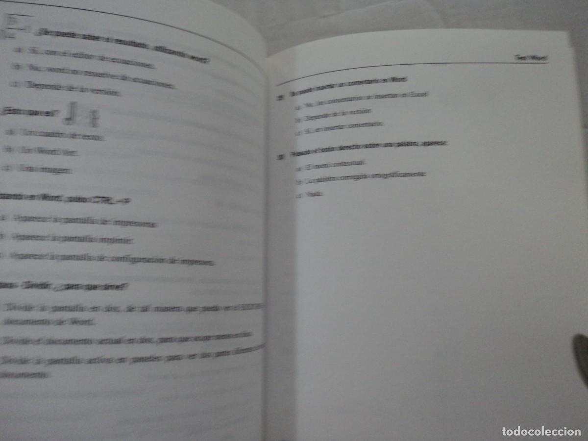 Libros de segunda mano: test de informatica vol. 1 - Academia Tamargo S. L. - Foto 3