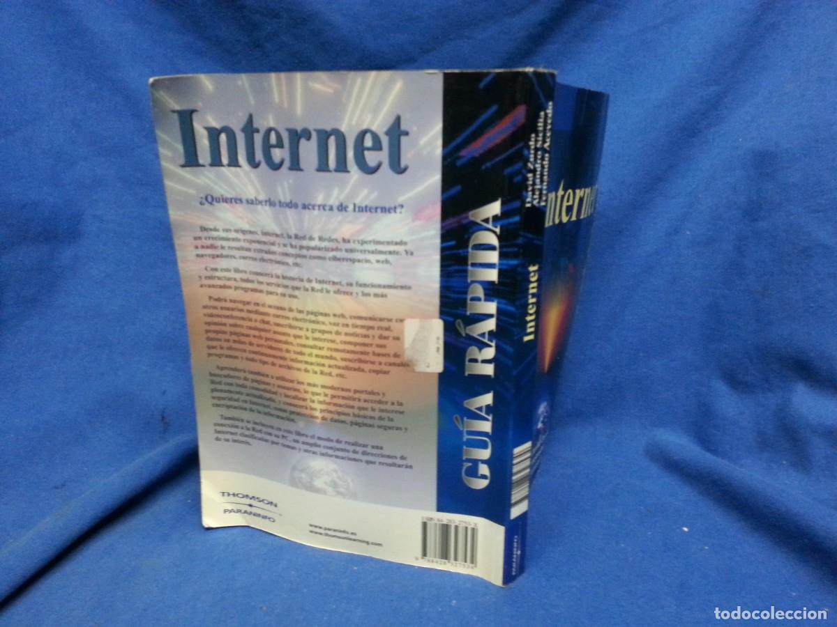 Libros de segunda mano: INTERNET GU&Iacute;A R&Aacute;PIDA - ED. THOMSON PARANINFO 2002 - Foto 5