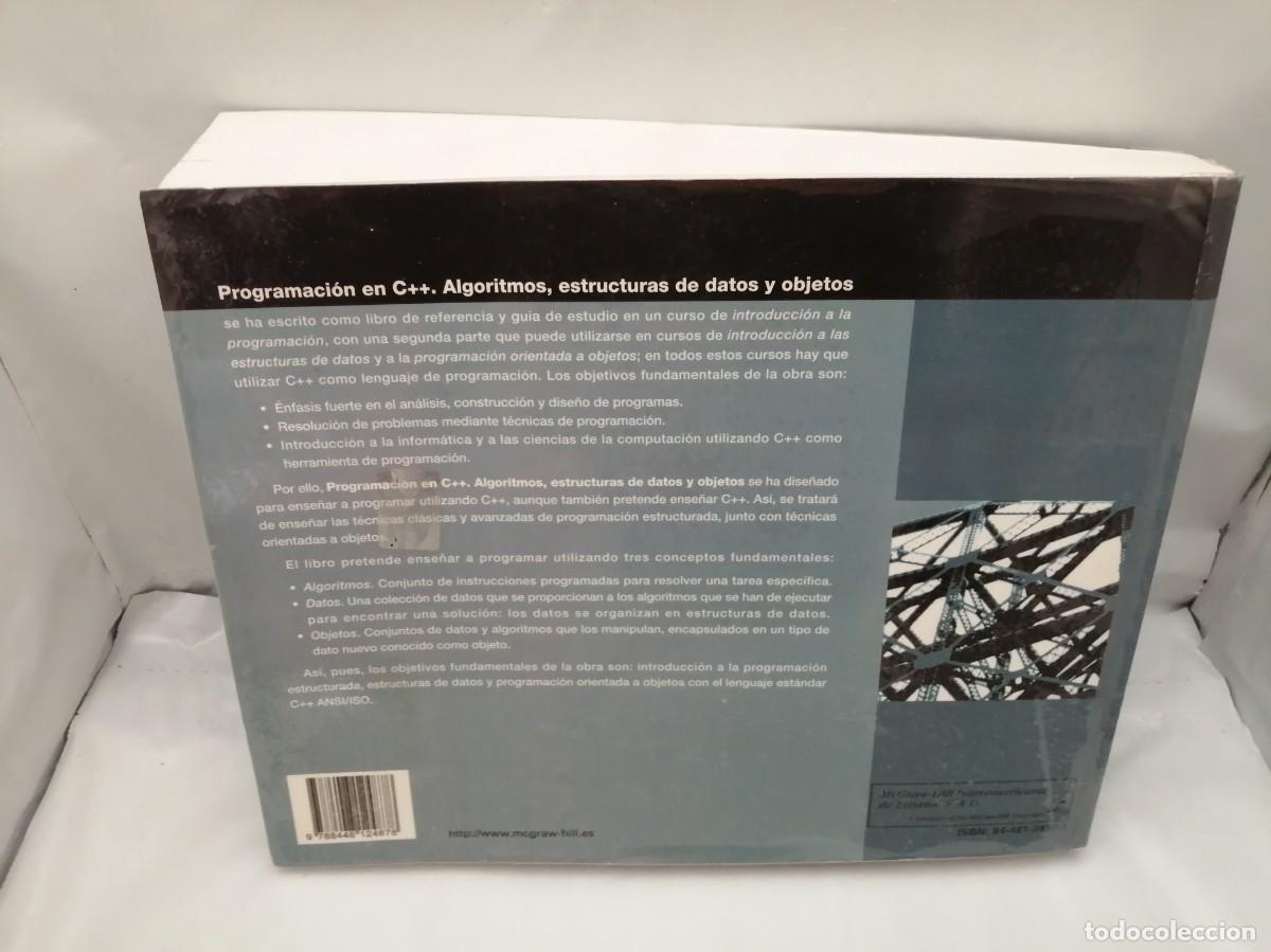 Libros de segunda mano: PROGRAMACI&Oacute;N EN C++ (ANSI/ISO C++/ STL EST&Aacute;NDAR TEMPLATE LIBRARY / C FRENTE A C++) - Foto 2