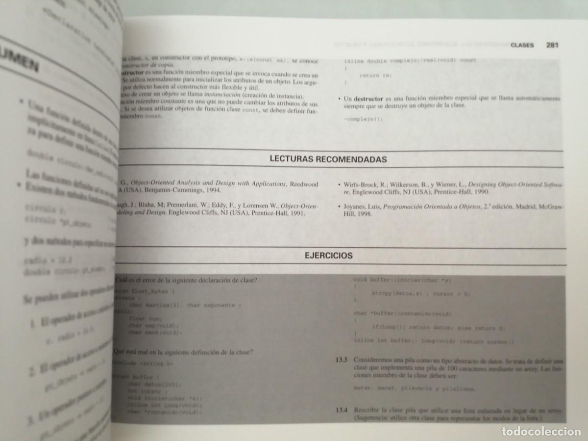 Libros de segunda mano: PROGRAMACI&Oacute;N EN C++ (ANSI/ISO C++/ STL EST&Aacute;NDAR TEMPLATE LIBRARY / C FRENTE A C++) - Foto 4