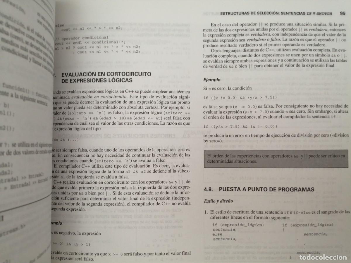 Libros de segunda mano: PROGRAMACI&Oacute;N EN C++ (ANSI/ISO C++/ STL EST&Aacute;NDAR TEMPLATE LIBRARY / C FRENTE A C++) - Foto 6