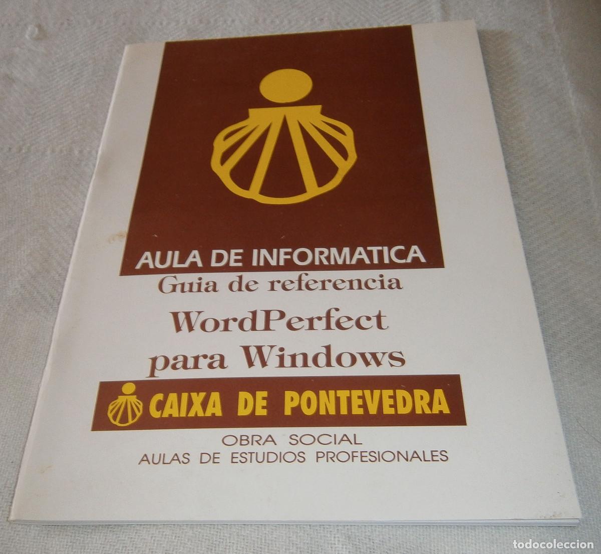 Libros de segunda mano: aula de informatica guia de referencia WordPerfec para Windows - Foto 1